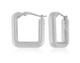 Textured Square Hoops