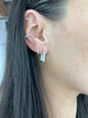 Textured Square Hoops