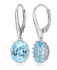 Blue Topaz Dangles