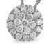 1.50cttw Diamond Cluster Pendant