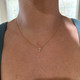 10.5x7mm Diamond Cross