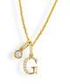 Initial & Diamond Pendant