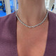 Bubble Illusion Tennis Necklace