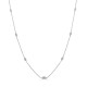 1/3cttw Pave Marquise Station Necklace