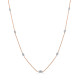1/3cttw Pave Marquise Station Necklace