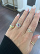 Pink Sapphire Platinum Ring