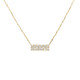 Pave Diamond Bar Pendant