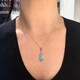 opal necklace, opal pendant