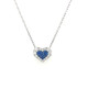 sapphire heart necklace