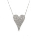 3/4cttw Pave Diamond Heart