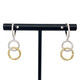 interlocking circle earrings, interlocking circle jewelry, diamond earrings, diamond jewelry