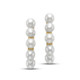 Mini Pearl Hoops