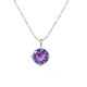 amethyst necklace, amethyst pendant, amethyst jewelry, birthstone jewelry