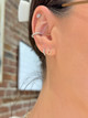 diamond horseshoe, diamond horseshoe earring, diamond horseshoe jewelry, horseshoe jewelry, horseshoe earrings