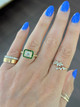 Diamond and Tsavorite Ring
