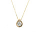 Tear Drop Bezel Diamond Pendant
