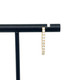 Elongated Diamond Hoops