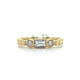 diamond ring, bezel set three stone, bezel set diamond ring, three stone ring, emerald cut