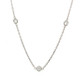 diamond by the yard, diamond station necklace, diamond necklace