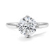 2 1/4ct Round Lab Grown Engagement Ring
