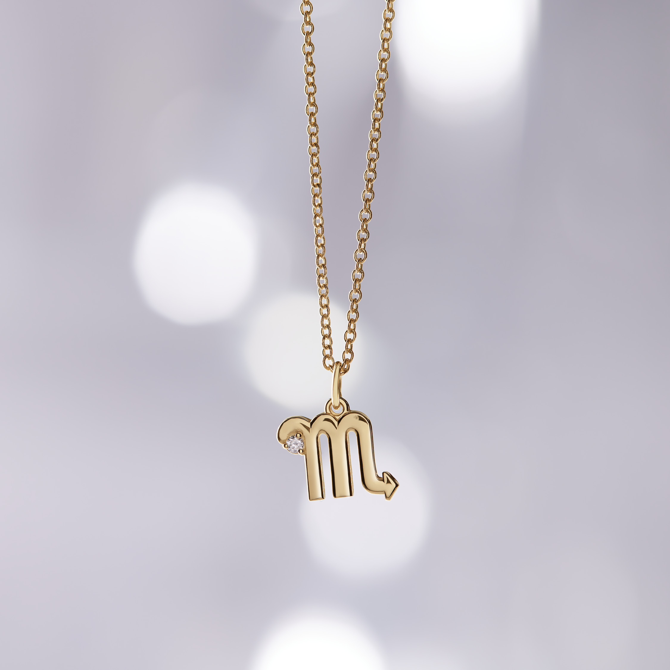pisces, zodiac, gold, zodiac diamond pendant, pisces diamond pendant 