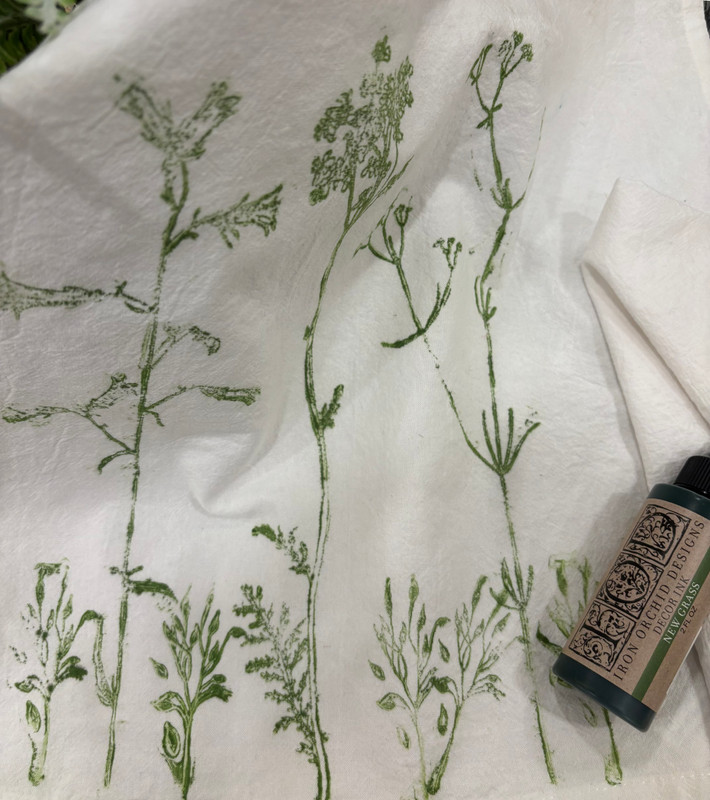 Tea Towel and Card Stamping Workshop