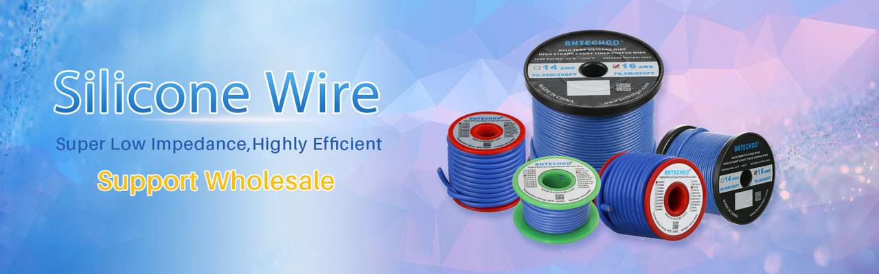 / Souple et r/ésistant aux temp/ératures /élev/ées tr/ès efficace 16/ AWG Fil de silicone 252/ brins de fil de cuivre Bntechgo Calibre 16/ C/âble silicone/ 5 ft:10 colors