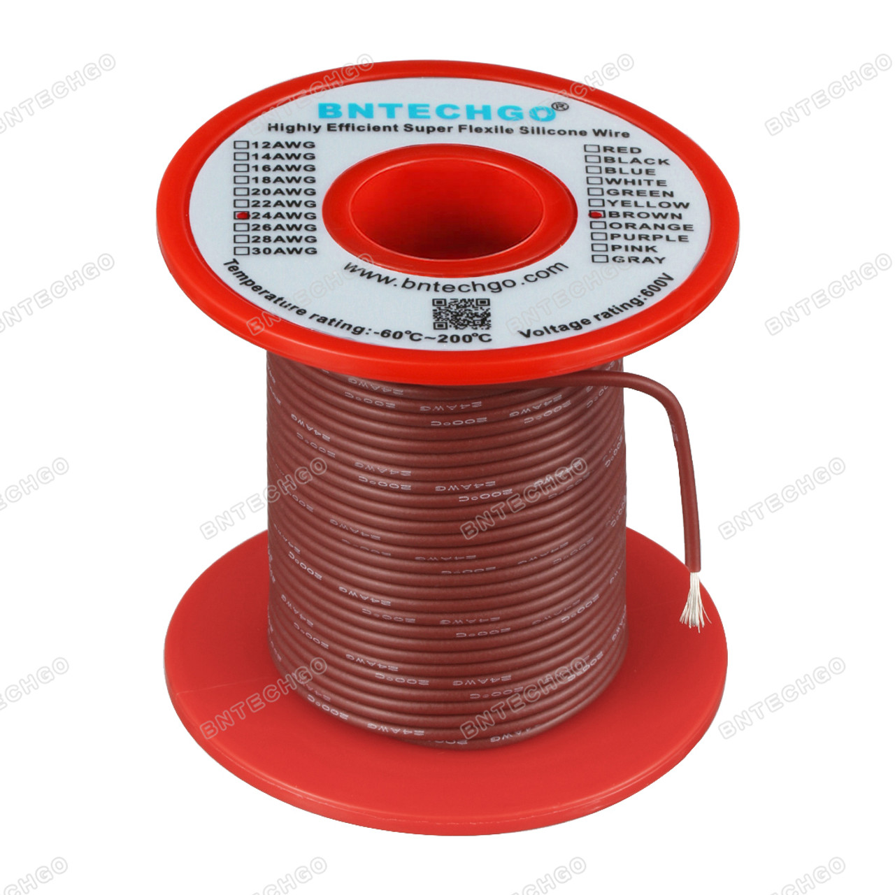 BNTECHGO 10 Gauge Silicone Wire Spool Black 50 feet Ultra Flexible High  Temp 200 deg C 600V 10AWG Silicone Rubber Wire 1050 Strands of Tinned  Copper