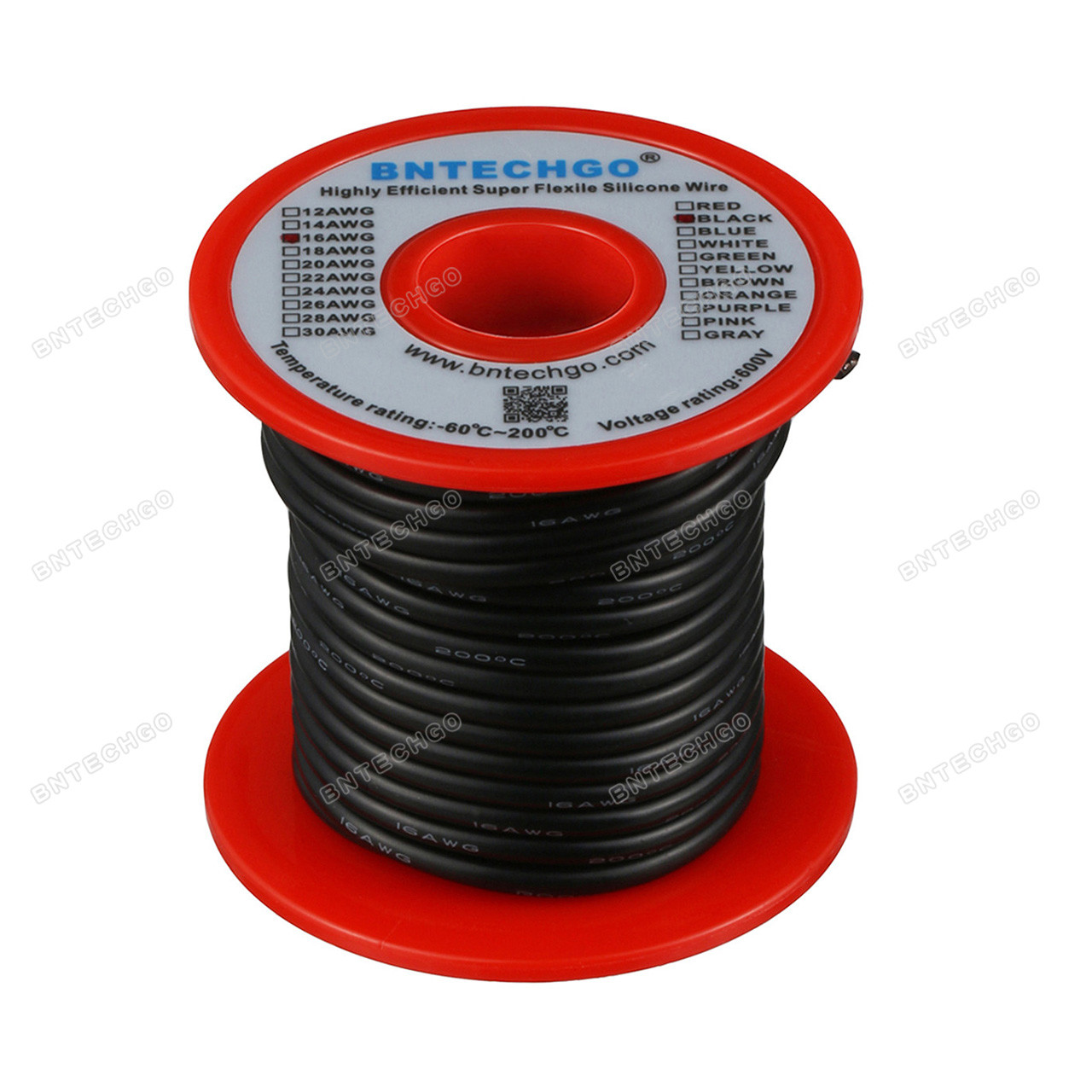 BNTECHGO 16 Gauge Silicone Wire Spool 25 ft Green Jamaica