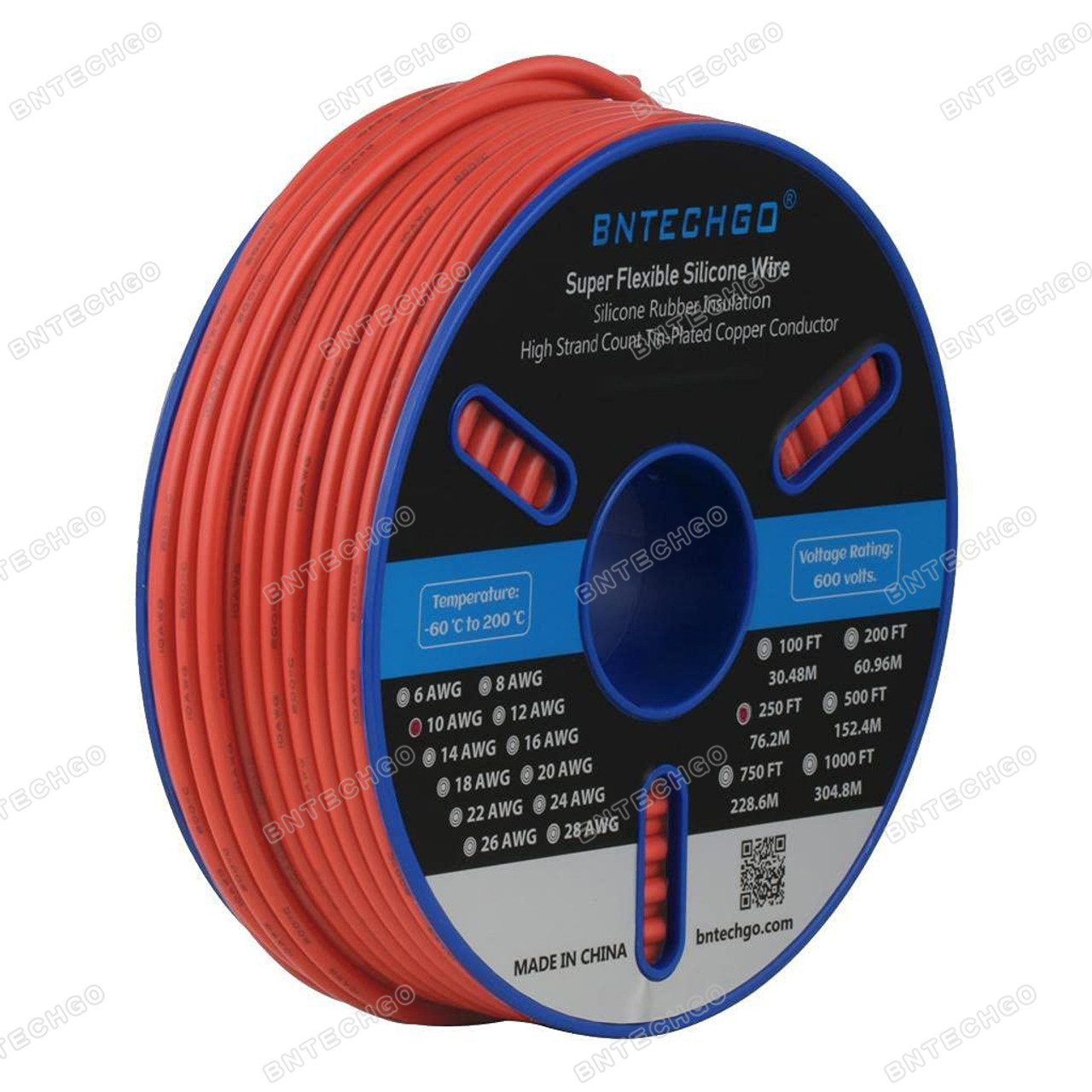 10 AWG tinned copper wire model battery cable black red white blue green  yellow orange