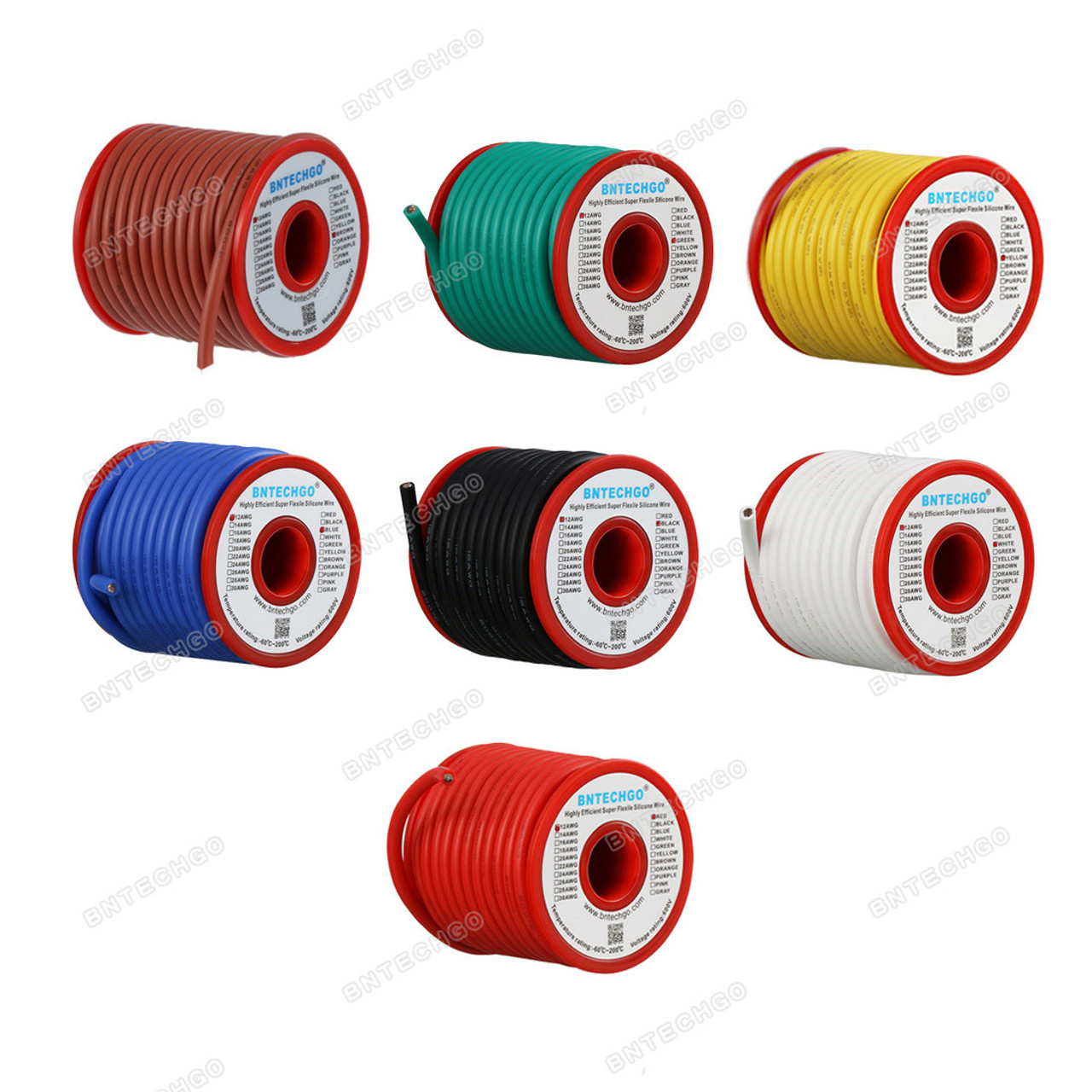 12 Gauge Silicone Insulated Wire PER METER - Luna Cycle