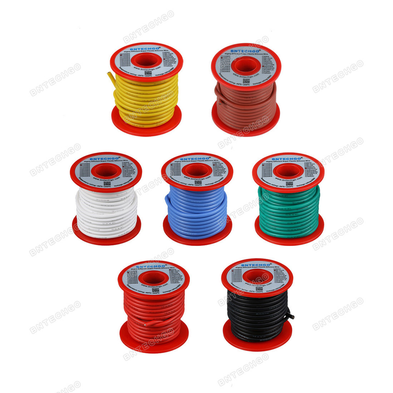 14 gauge silicone wire kit ultra flexible 7 color stranded wire