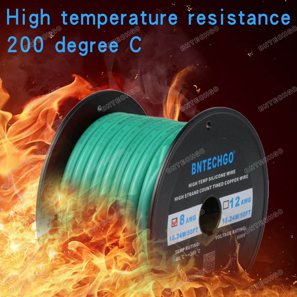 125' PIEDI THHN THWN-2 CALIBRO 8 AWG VERDE FILO FILO RAME - Foto 3