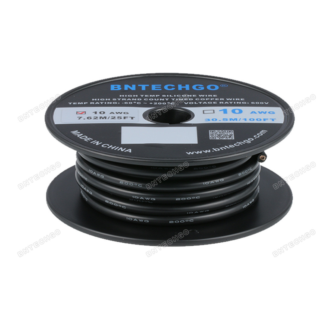 8AWG Silicone Wire 1m Filo Di Silicone 8AWG - 1 Metro Rosso E 1 Metro Nero, Super Flessibile E Resistente Al Calore Filo Flessibile 8 Awg - Foto 8