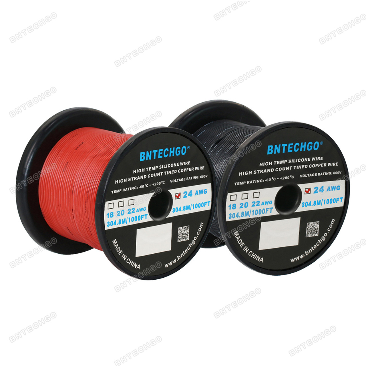 6 gauge silicone wire spool red and black 20 feet ultra flexible soft