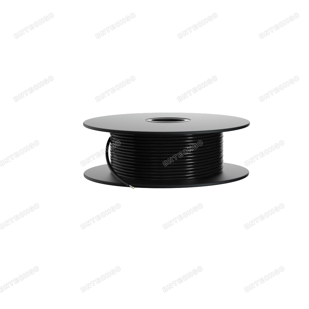 Flexible 1007 Black 20 AWG Solid Wire 300V 100 ft for DIY