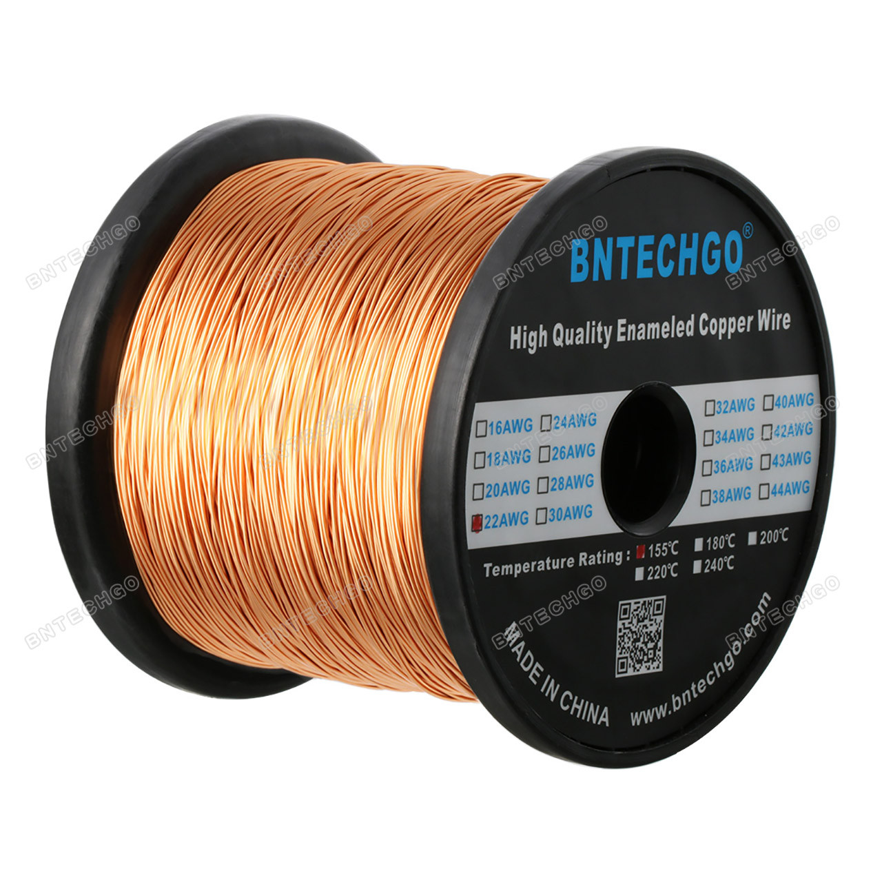 Essex 22 Gauge Enameled Magnet Wire - 125 Feet For Coil Winding & Crafts - 200°C