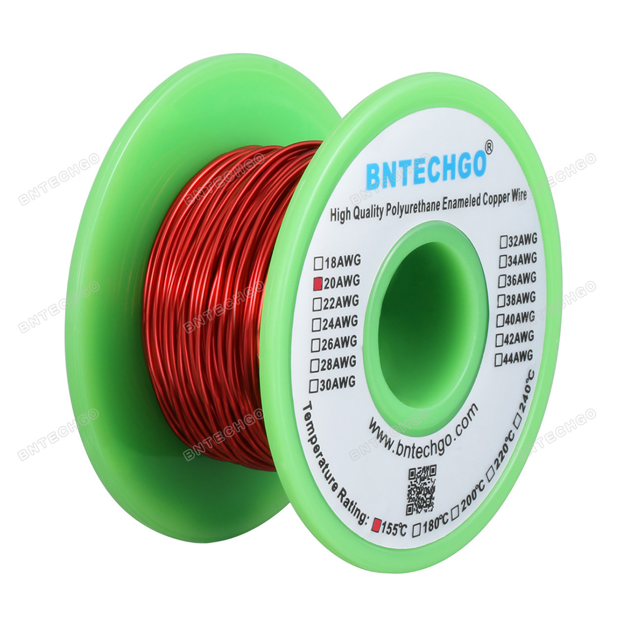 Magnet Wire 20 Gauge AWG Enameled Copper 158 Feet Coil Winding and Crafts  200C