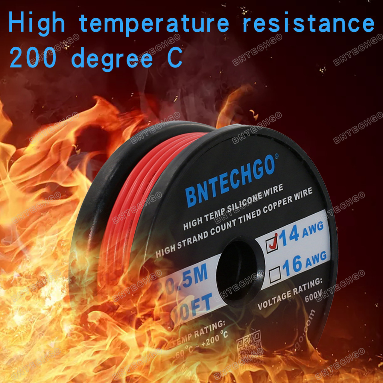 14awg rubber wire 400 strands of tinned copper wire stranded