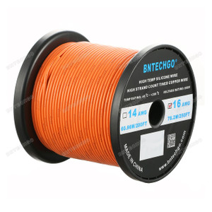 16 Gauge Silicone Wire Spool Orange 250 feet Ultra Flexible