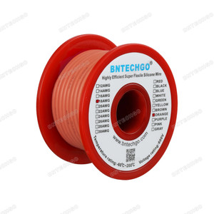 18 Gauge Silicone Wire Spool Orange 50 feet Ultra Flexible 18 Gauge Silicone Wire Spool Orange 50 feet Ultra Flexible