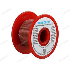 20 Gauge Silicone Wire Spool Brown 50 feet Ultra Flexible 20 Gauge Silicone Wire Spool Brown 50 feet Ultra Flexible