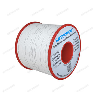 26 Gauge Silicone Wire Spool White 250 feet Ultra Flexible