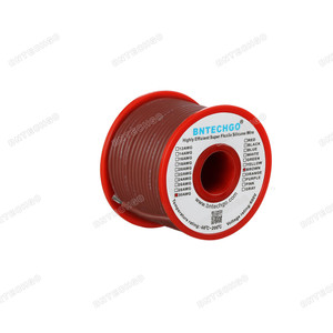 30 Gauge Silicone Wire Spool Brown 50 feet Ultra Flexible 30 Gauge Silicone Wire Spool Brown 50 feet Ultra Flexible