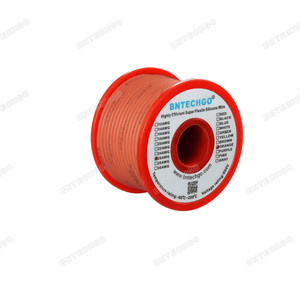 26 Gauge Silicone Wire Spool Orange 50 feet Ultra Flexible 26 Gauge Silicone Wire Spool Orange 50 feet Ultra Flexible