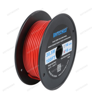 16 Gauge Silicone Wire Spool Red 100 feet Ultra Flexible