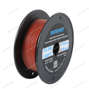 16 Gauge Silicone Wire Spool Brown 100 feet Ultra Flexible 16 Gauge Silicone Wire Spool Brown 100 feet Ultra Flexible