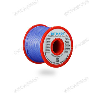 30 Gauge Silicone Wire Spool Blue 100 feet Ultra Flexible