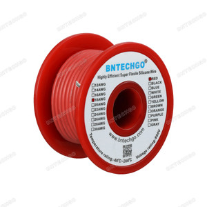 18 Gauge Silicone Wire Spool Red 50 feet Ultra Flexible 18 Gauge Silicone Wire Spool Red 50 feet Ultra Flexible