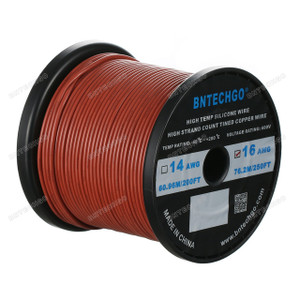 16 Gauge Silicone Wire Spool Brown 250 feet Ultra Flexible 16 Gauge Silicone Wire Spool Brown 250 feet Ultra Flexible